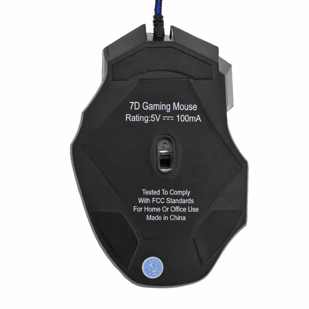 Gaming Computer Mouse #3 - 7 Button, Backlit Ergonomic, Backlight Adjustable, for PC Laptop or Desktop