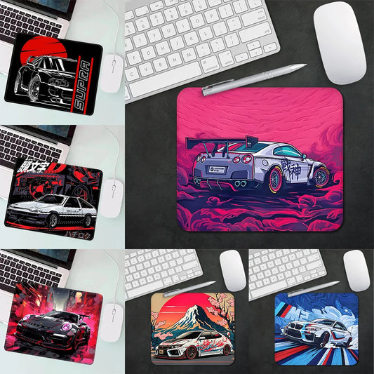 Gaming Mouse Pad #0.3 - 14 Different Styles, 3 Different Sizes, 42 Variants, XS Small Mousepad For PC Gamer, Desktop Luxury, Sports Car Logo