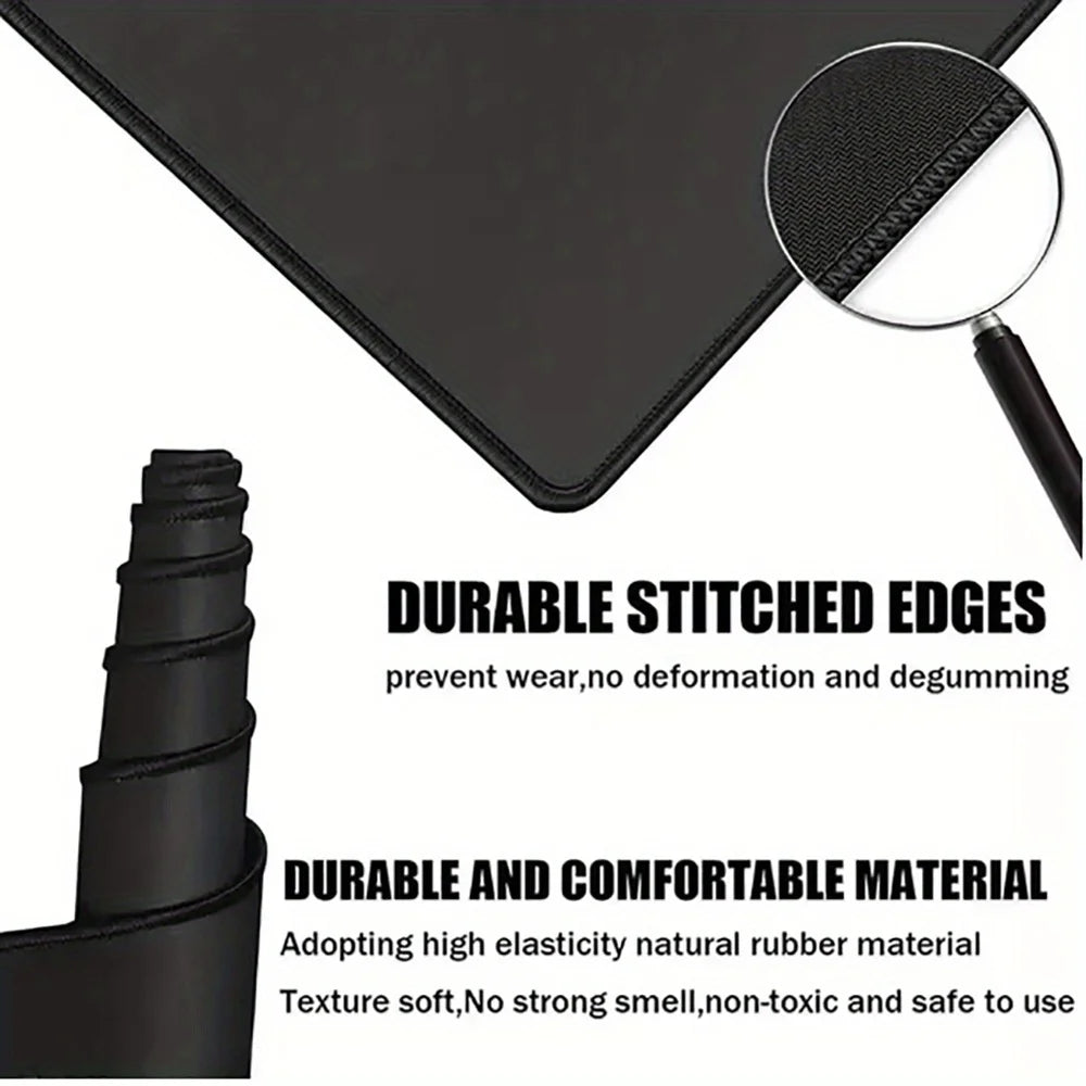 Gaming Mouse Pad #2 - Extra Large, Minimalist Grey Design, Durable, Non-slip Rubber Base, Perfect for Esports and PC Gaming