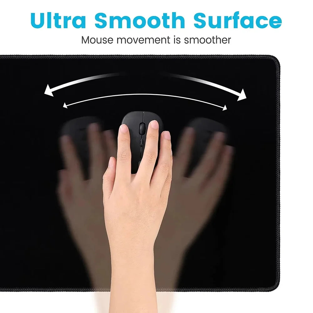 Gaming Mouse Pad #2 - Extra Large, Minimalist Grey Design, Durable, Non-slip Rubber Base, Perfect for Esports and PC Gaming