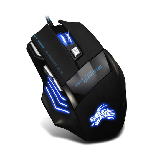 Gaming Computer Mouse #3 - 7 Button, Backlit Ergonomic, Backlight Adjustable, for PC Laptop or Desktop