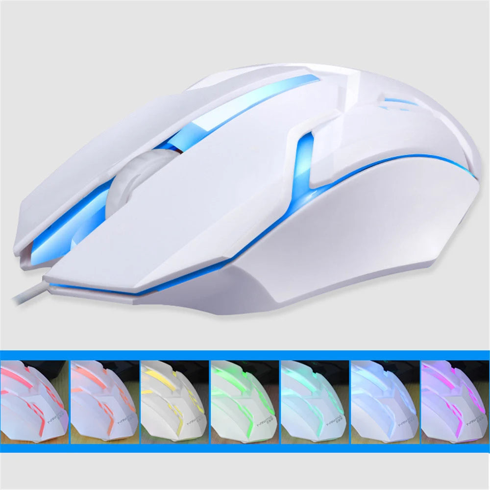 Gaming Computer Mouse #5 - 5500 DPI, 3 Buttons, Backlit, Professional Gamer, Ergonomic, For PC or Laptop
