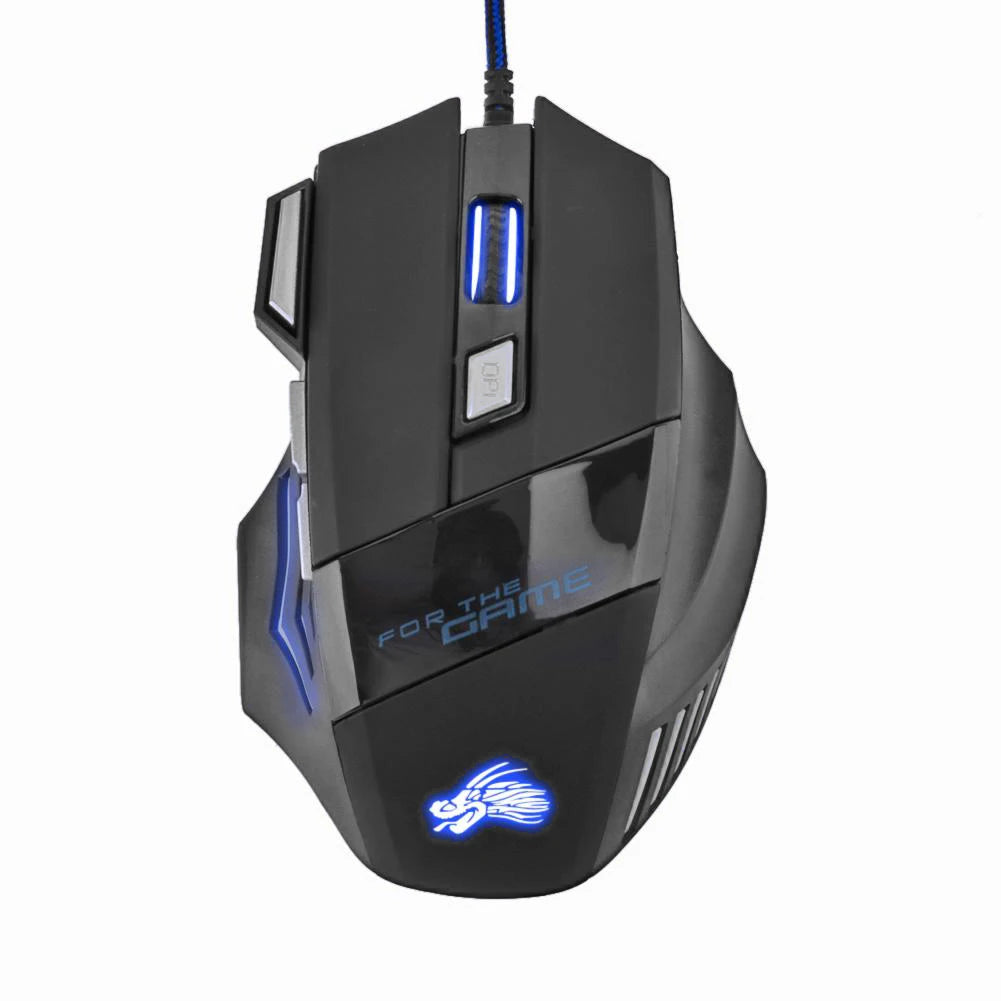 Gaming Computer Mouse #3 - 7 Button, Backlit Ergonomic, Backlight Adjustable, for PC Laptop or Desktop